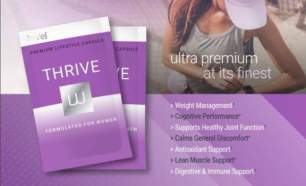 Womens pack thrive lifestyle Le